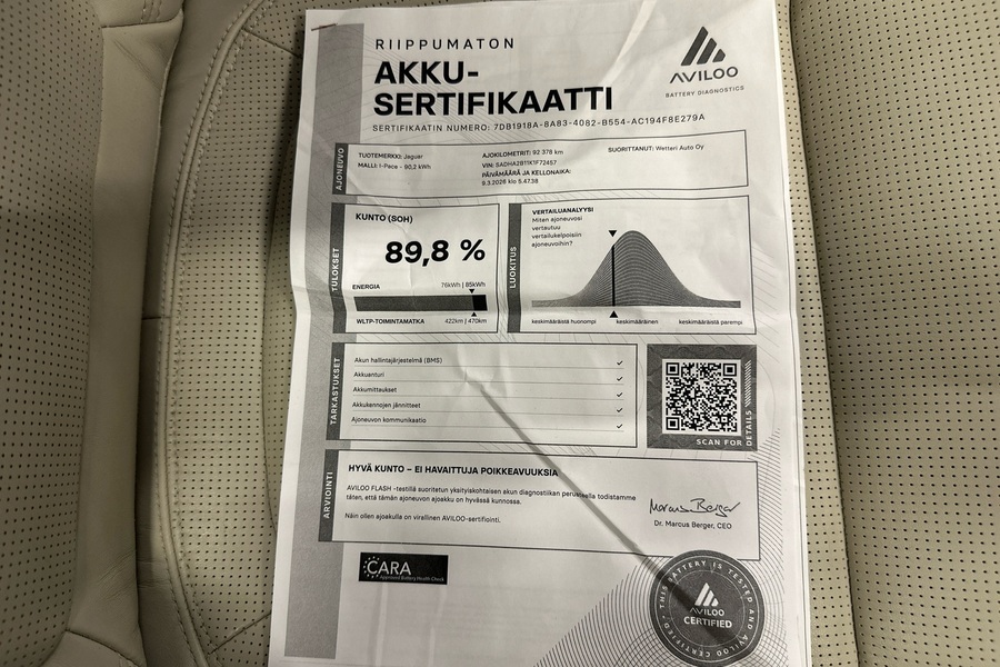 Jaguar I-PACE vaihtoauto