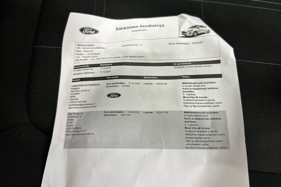 Ford Fiesta vaihtoauto