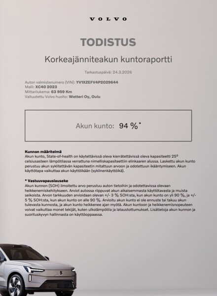 Volvo XC40 vaihtoauto