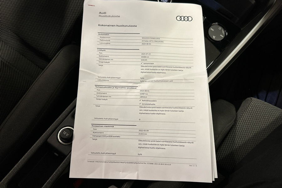 Audi A3 vaihtoauto