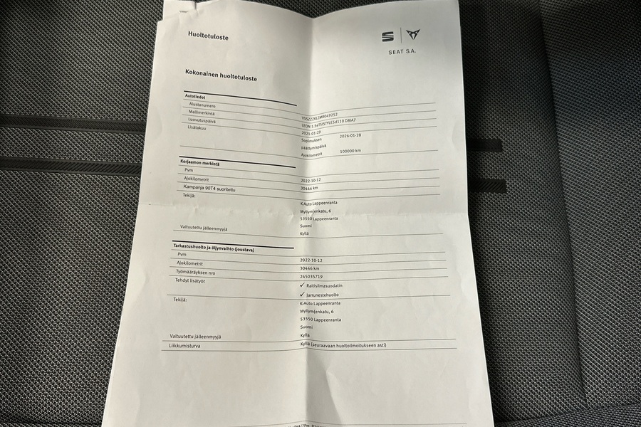 SEAT Leon vaihtoauto