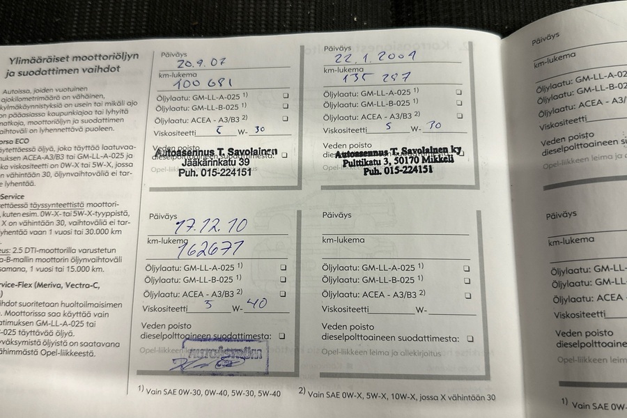 Opel Vectra vaihtoauto