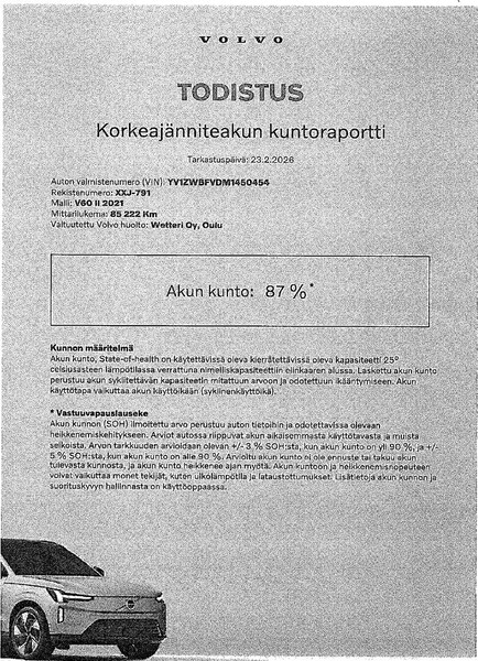 Volvo V60 vaihtoauto