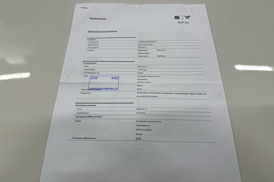 SEAT Mii electric vaihtoauto