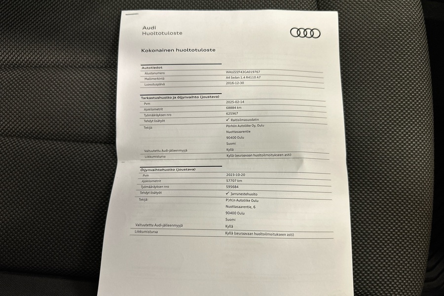 Audi A4 vaihtoauto