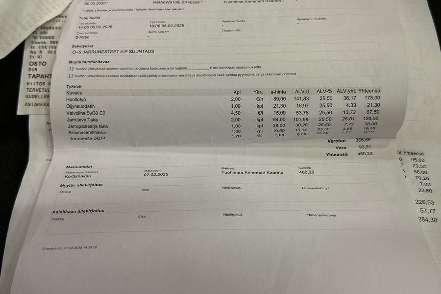 BMW 216 vaihtoauto