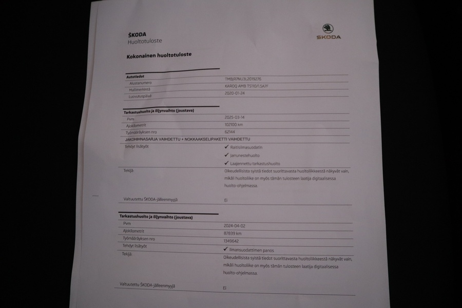 Skoda Karoq vaihtoauto