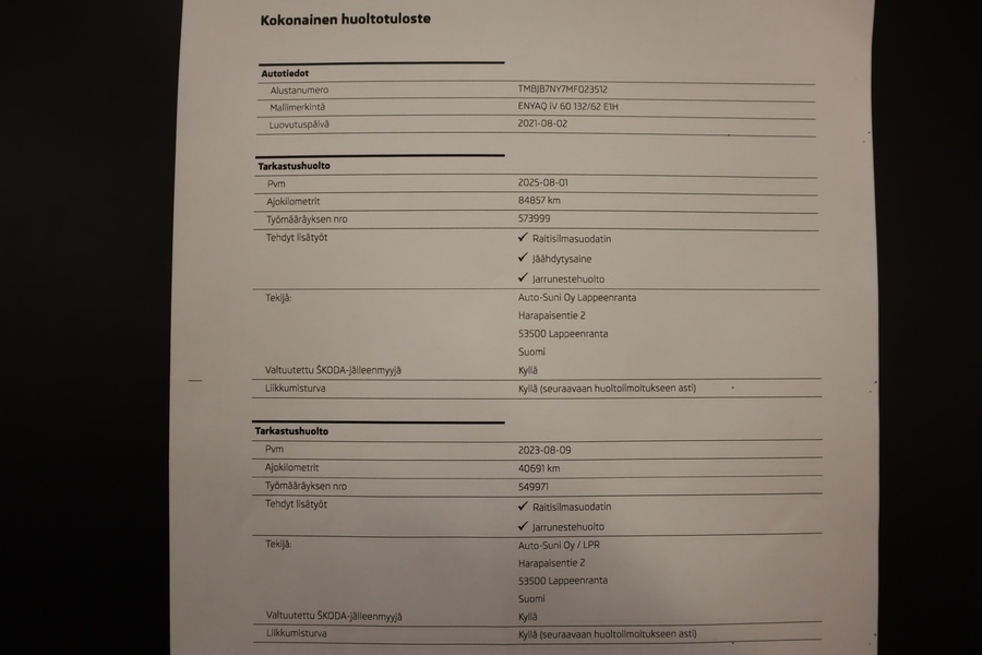 Skoda Enyaq vaihtoauto