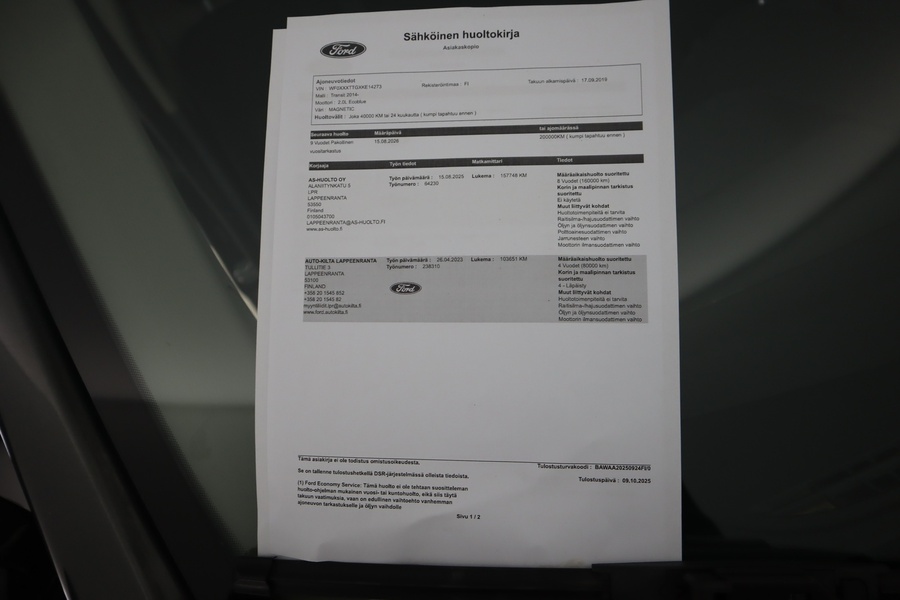 Ford Transit vaihtoauto