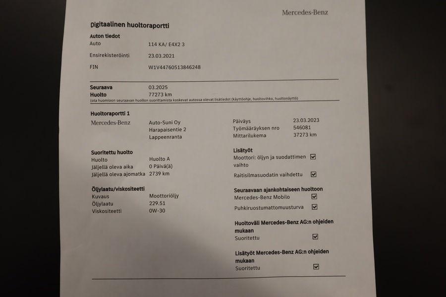 Mercedes-Benz Vito vaihtoauto