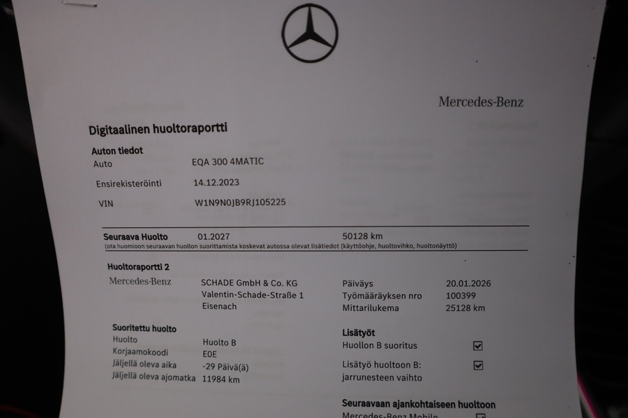 Mercedes-Benz EQA vaihtoauto