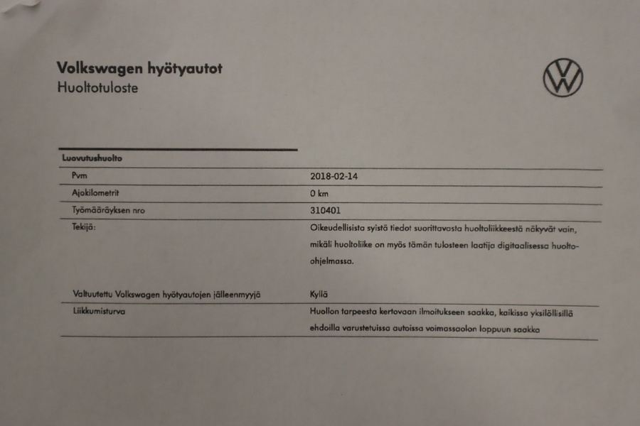 Volkswagen Transporter vaihtoauto