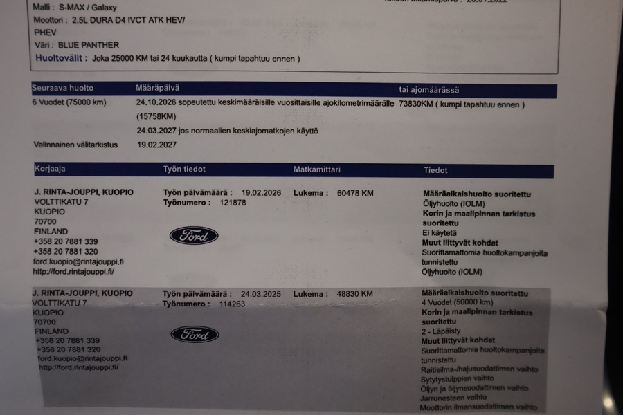 Ford S-MAX vaihtoauto
