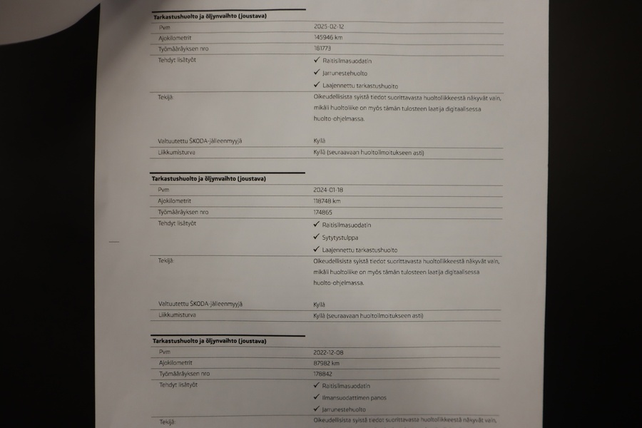 Skoda Superb vaihtoauto