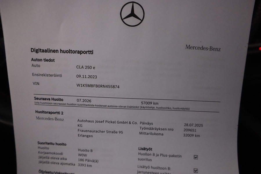 Mercedes-Benz CLA-sarja vaihtoauto