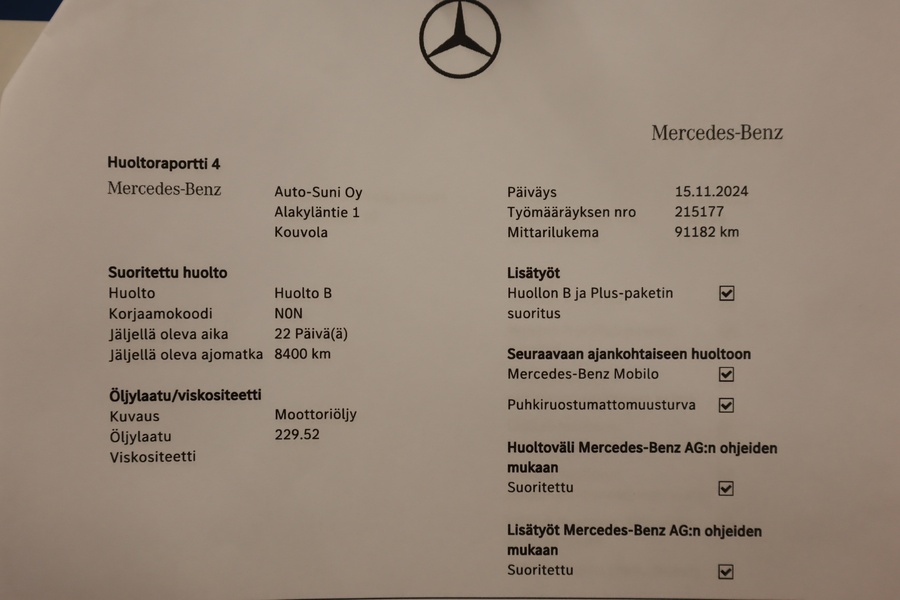 Mercedes-Benz C vaihtoauto