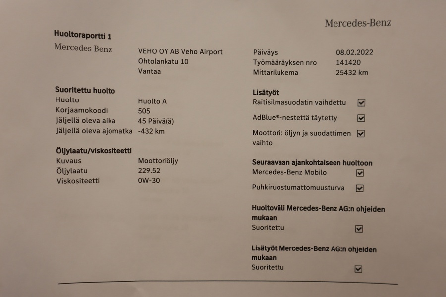 Mercedes-Benz C vaihtoauto