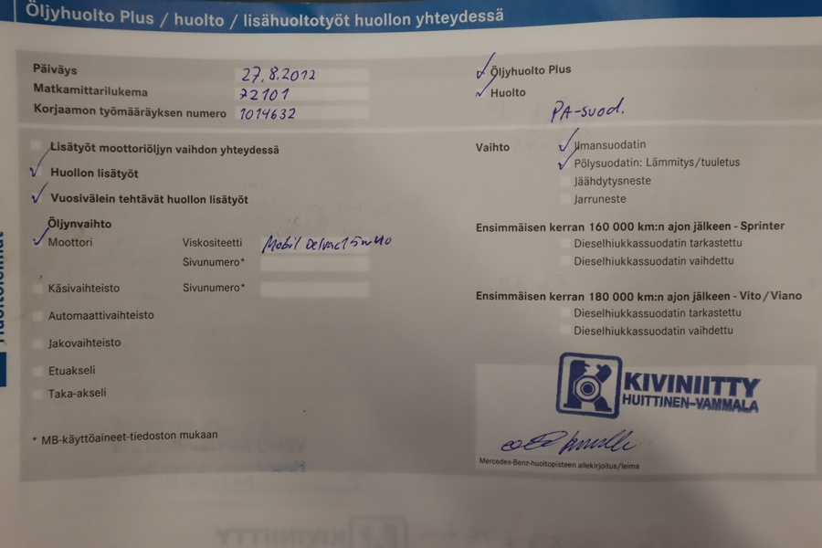 Mercedes-Benz Vito vaihtoauto