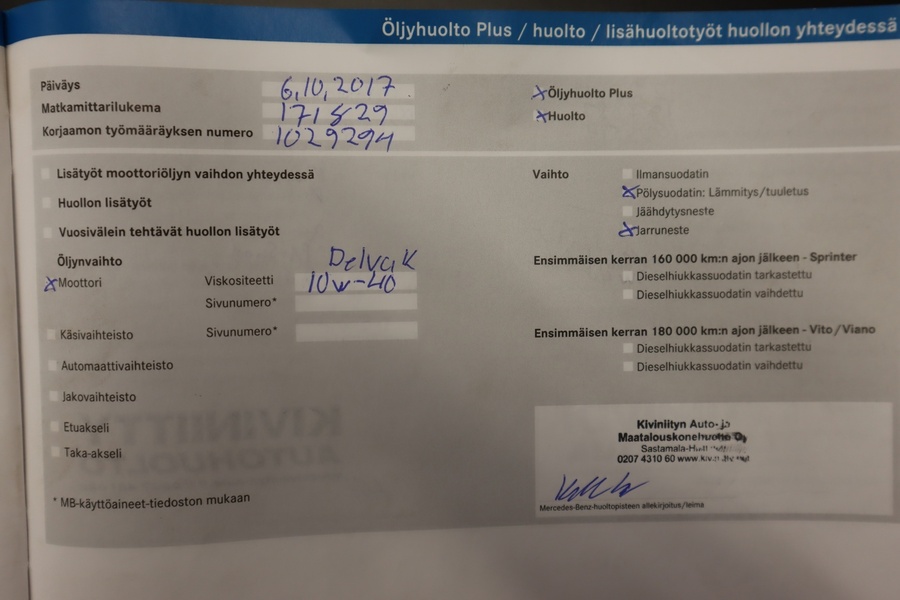 Mercedes-Benz Vito vaihtoauto