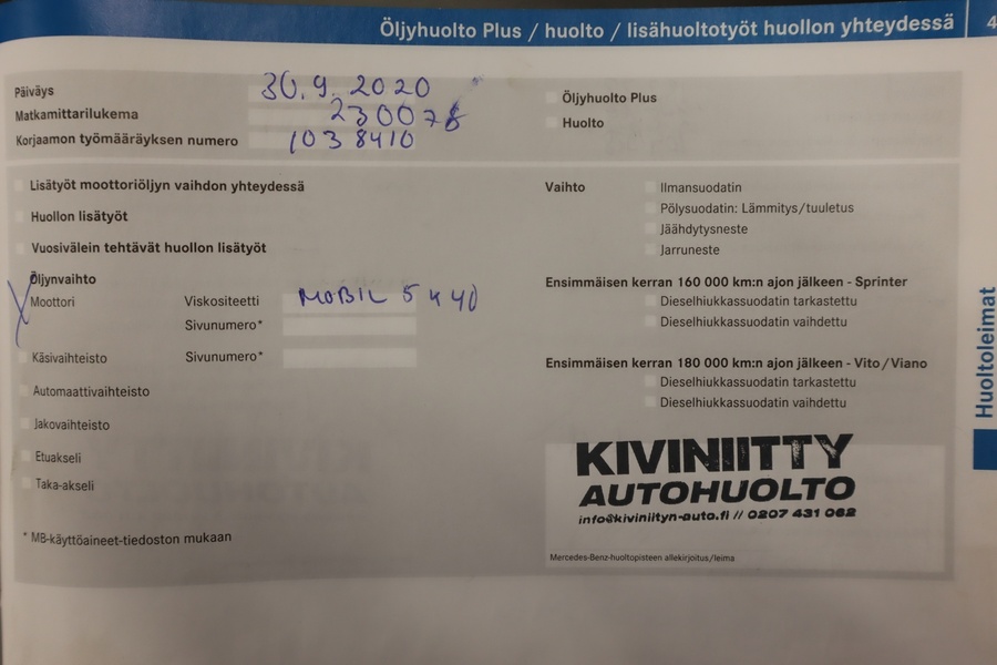 Mercedes-Benz Vito vaihtoauto