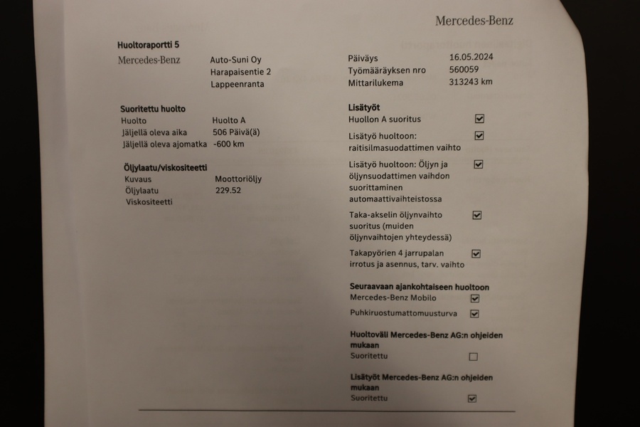 Mercedes-Benz Sprinter vaihtoauto