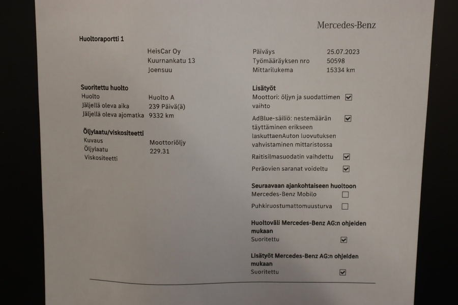 Mercedes-Benz Vito vaihtoauto