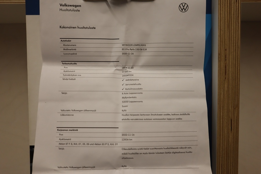 Volkswagen ID.3 vaihtoauto