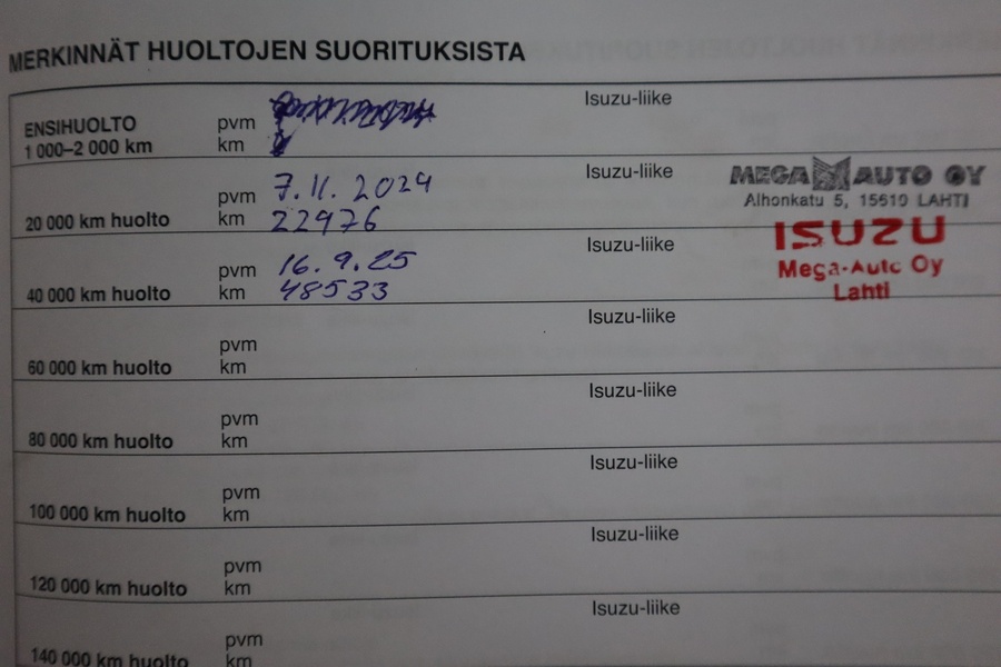 Isuzu D-Max vaihtoauto