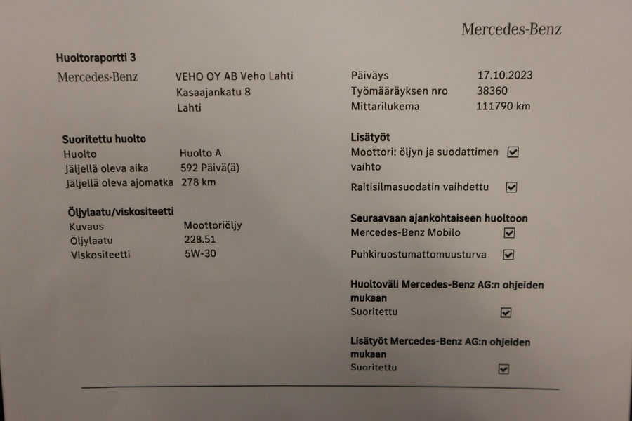 Mercedes-Benz Vito vaihtoauto