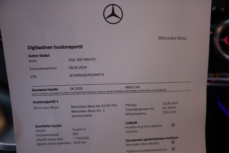 Mercedes-Benz EQA vaihtoauto