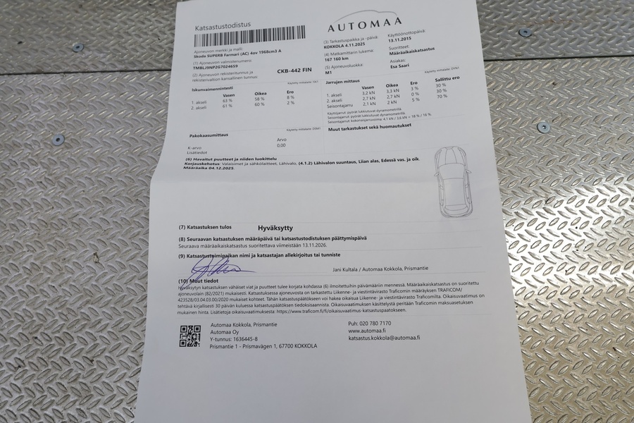 Skoda Superb vaihtoauto