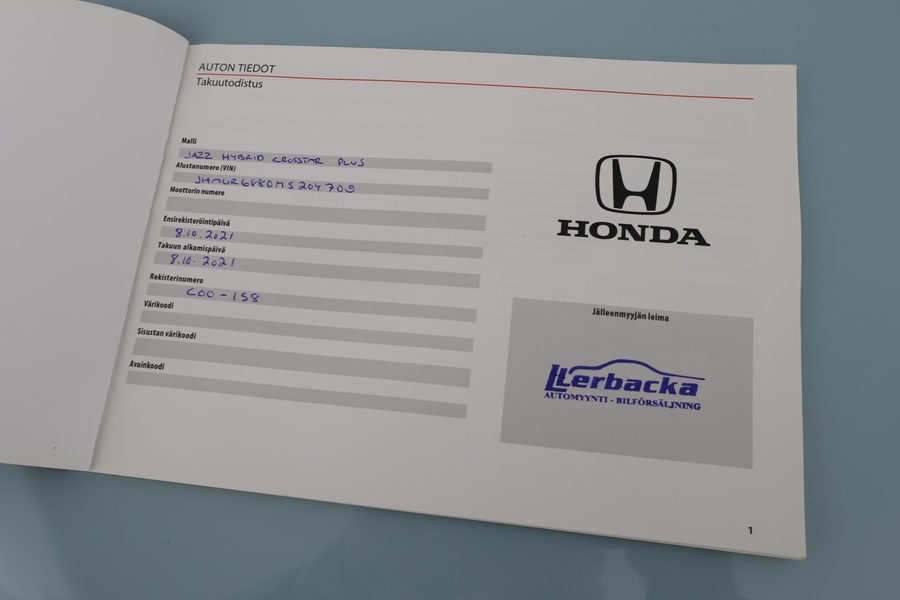 Honda Jazz vaihtoauto