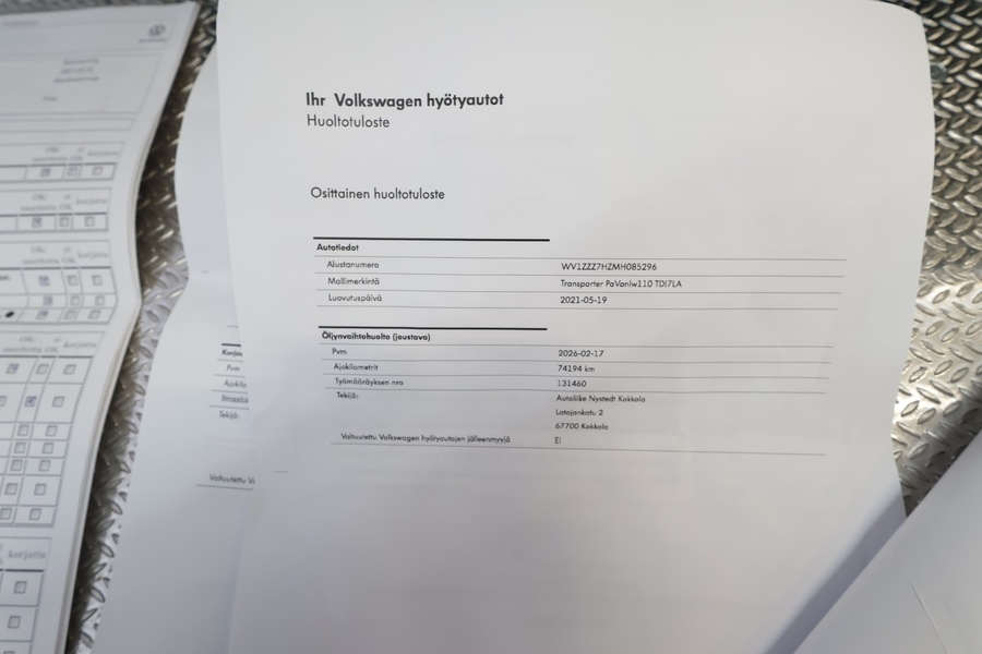 Volkswagen Transporter vaihtoauto