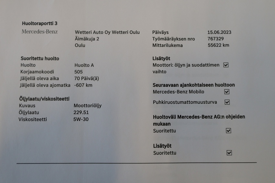 Mercedes-Benz A vaihtoauto