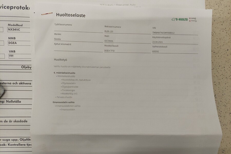 Skoda Octavia vaihtoauto