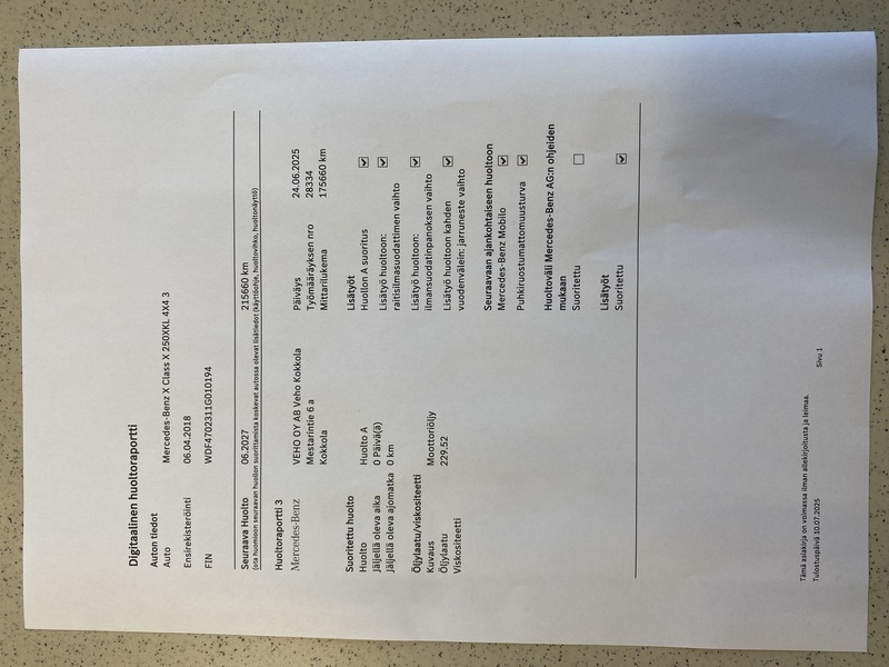 Mercedes-Benz X vaihtoauto