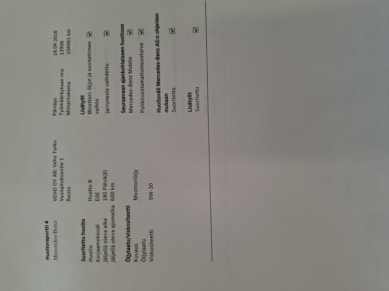 Mercedes-Benz C vaihtoauto