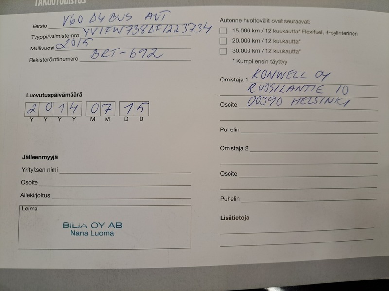 Volvo V60 vaihtoauto