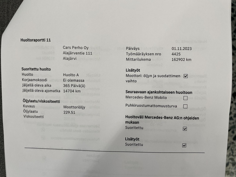 Mercedes-Benz E vaihtoauto