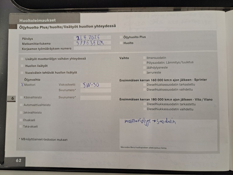 Mercedes-Benz Vito vaihtoauto