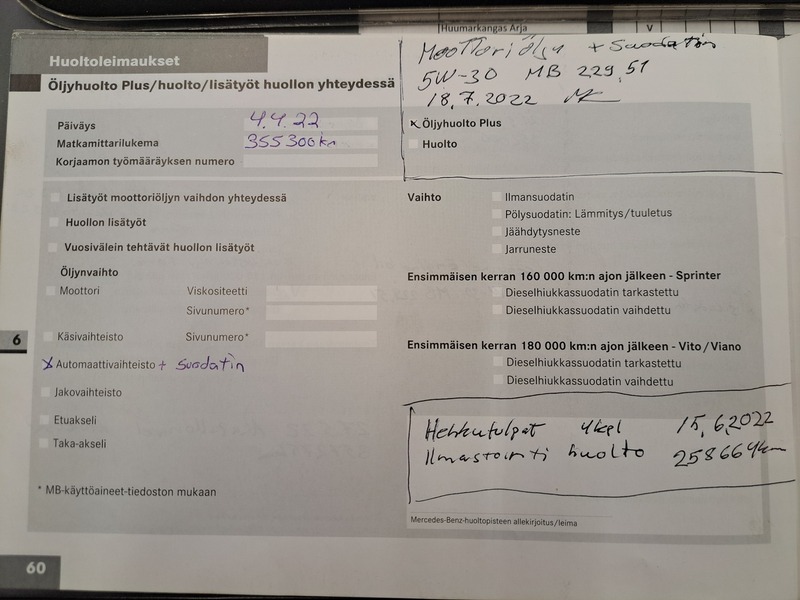 Mercedes-Benz Vito vaihtoauto