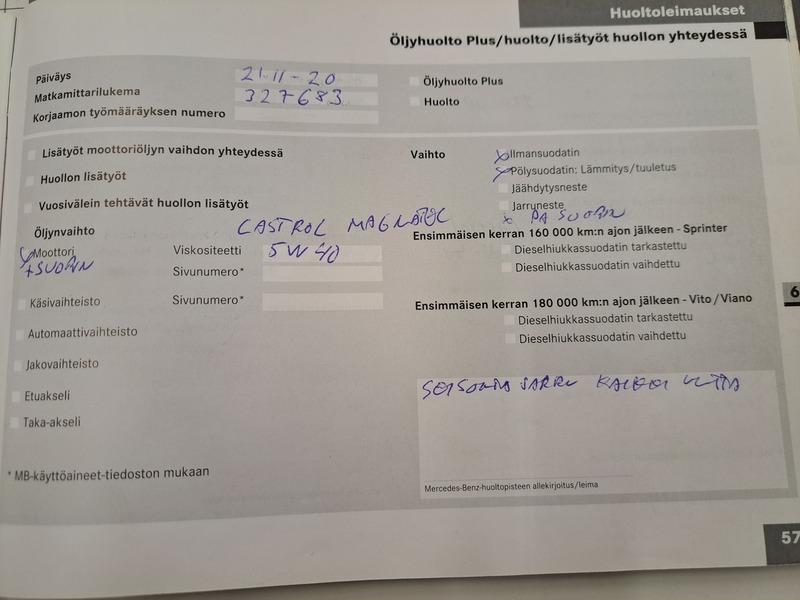 Mercedes-Benz Vito vaihtoauto