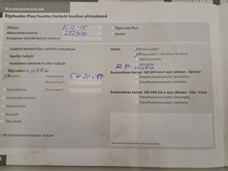 Mercedes-Benz Vito vaihtoauto