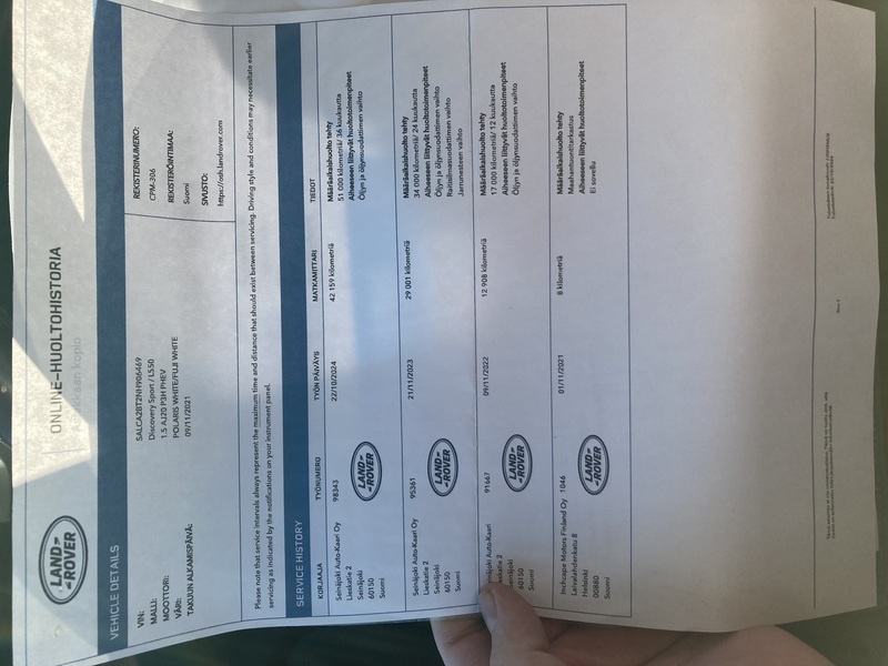 Land Rover Discovery Sport vaihtoauto