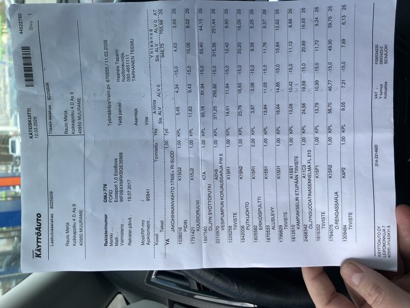 Ford Ecosport vaihtoauto