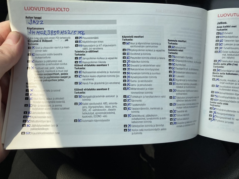 Honda Jazz vaihtoauto