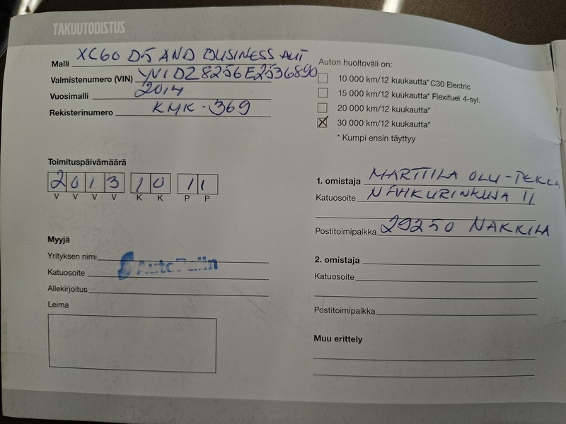 Volvo XC60 vaihtoauto