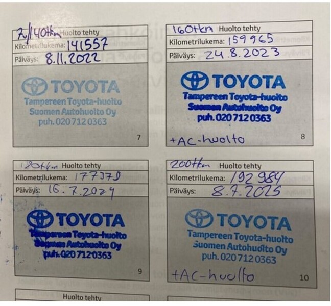 Toyota Avensis vaihtoauto