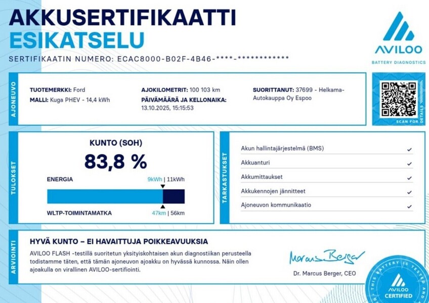 Ford Kuga vaihtoauto