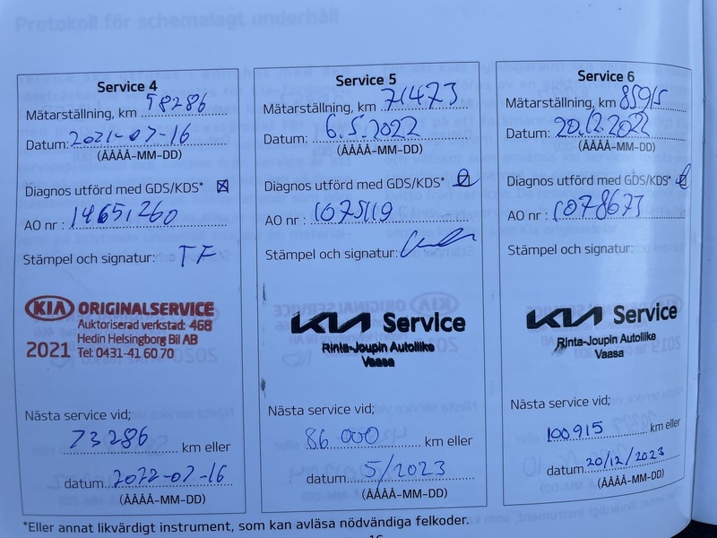 Kia Optima vaihtoauto